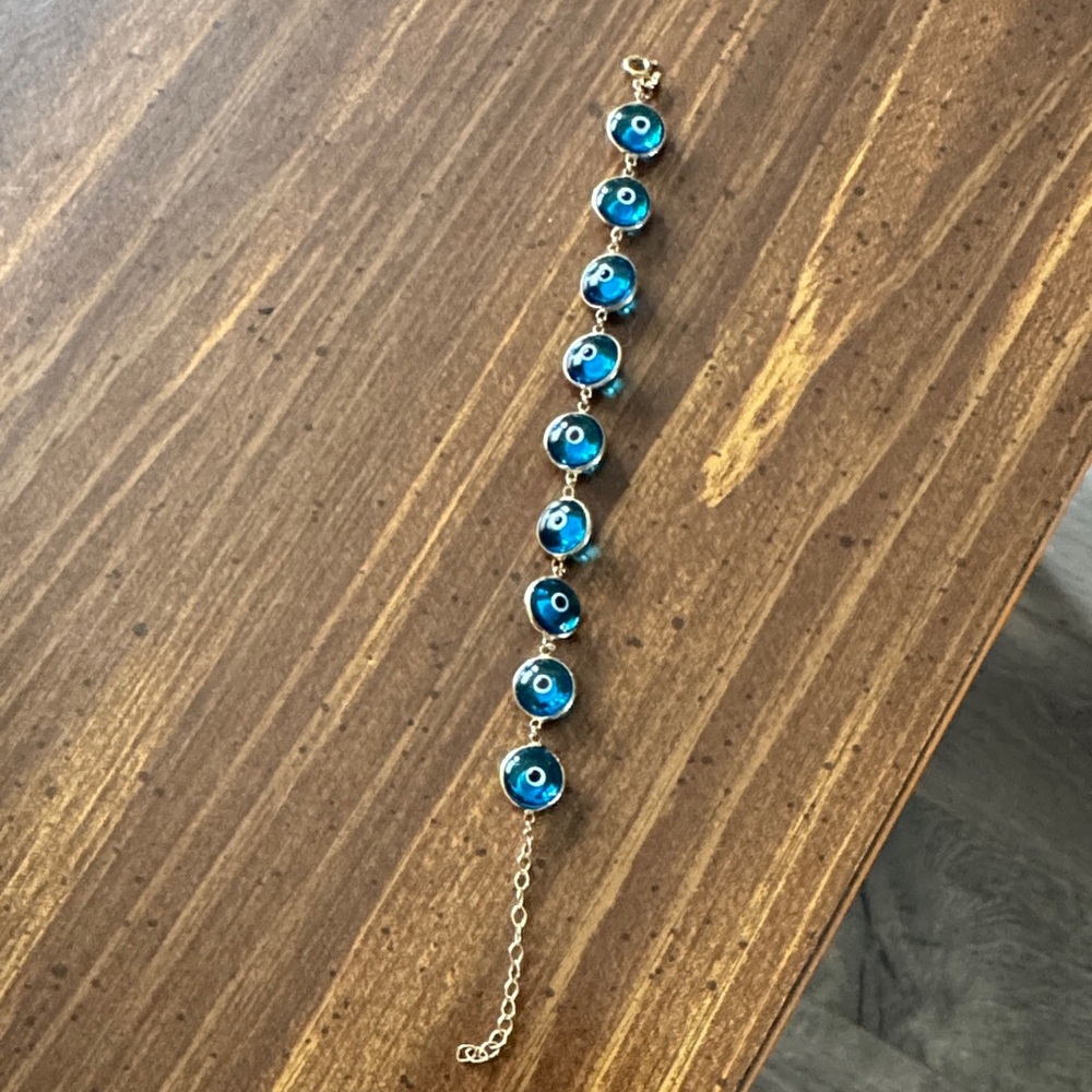 14K Evil Eye Bracelet